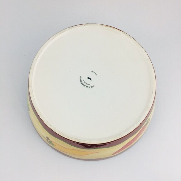 THE MAIN INGREDIENTS Southwestern Chili Peppers Stoneware Large Lid Serving Bowl - Picture 12 of 14